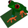 Red Eyed Frog Clip Art